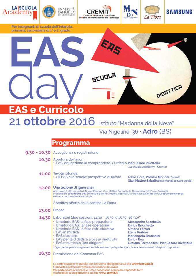 MATERIALI EAS DAY 2016