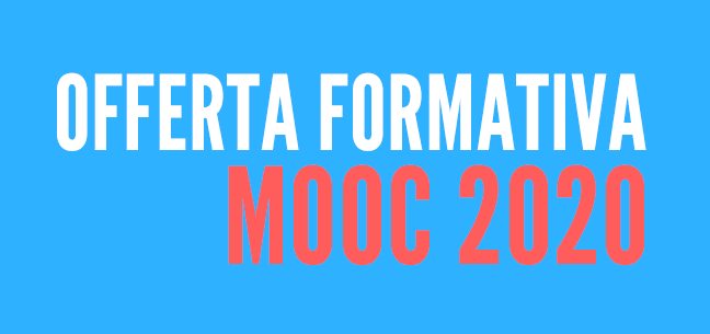 Offerta formativa MOOC 2020