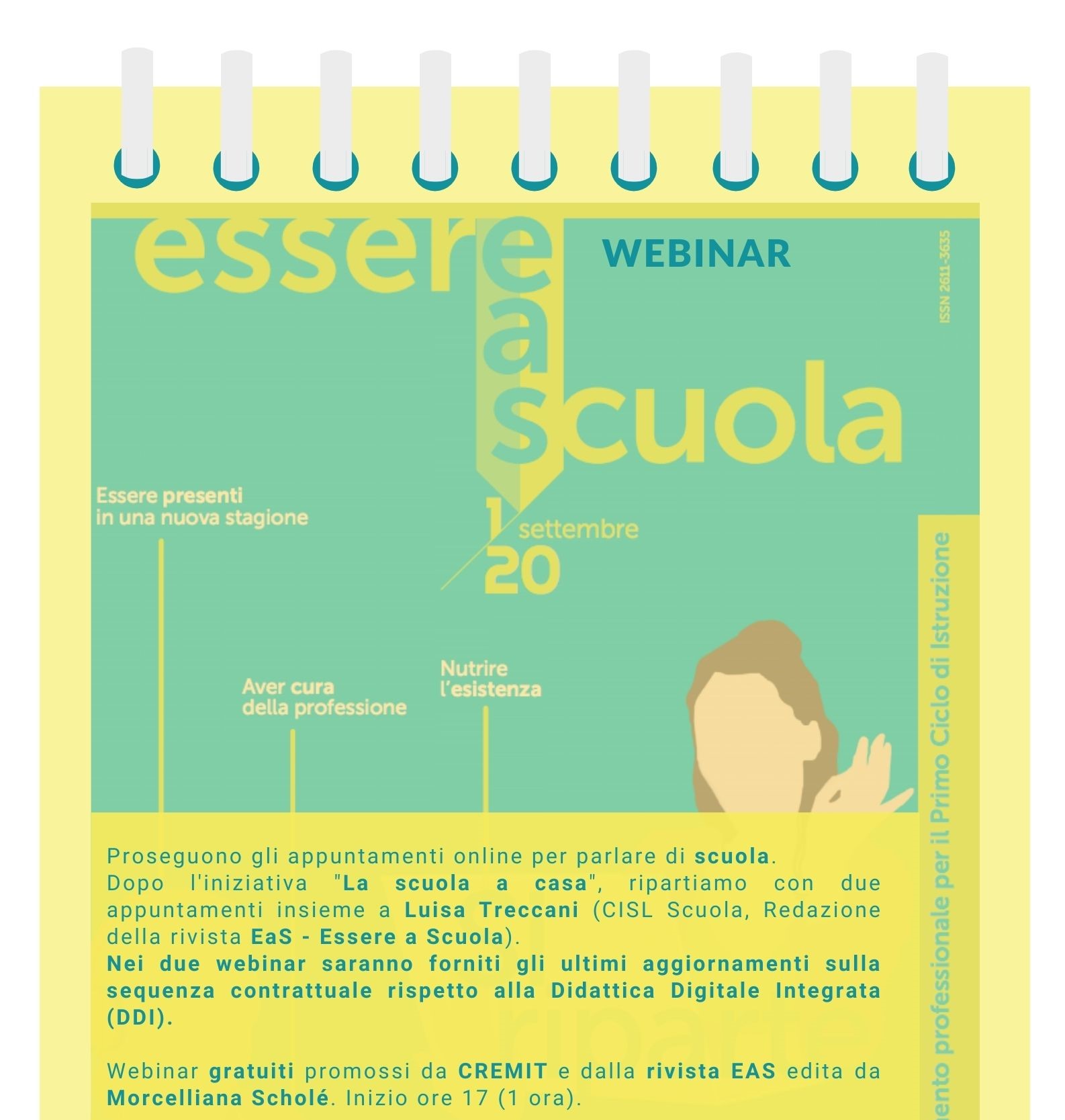Due nuovi webinar per la scuola
