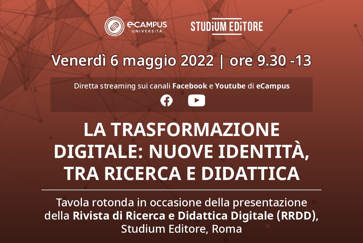 eCampus e Studium Editore presentano la Rivista di Ricerca e Didattica Digitale