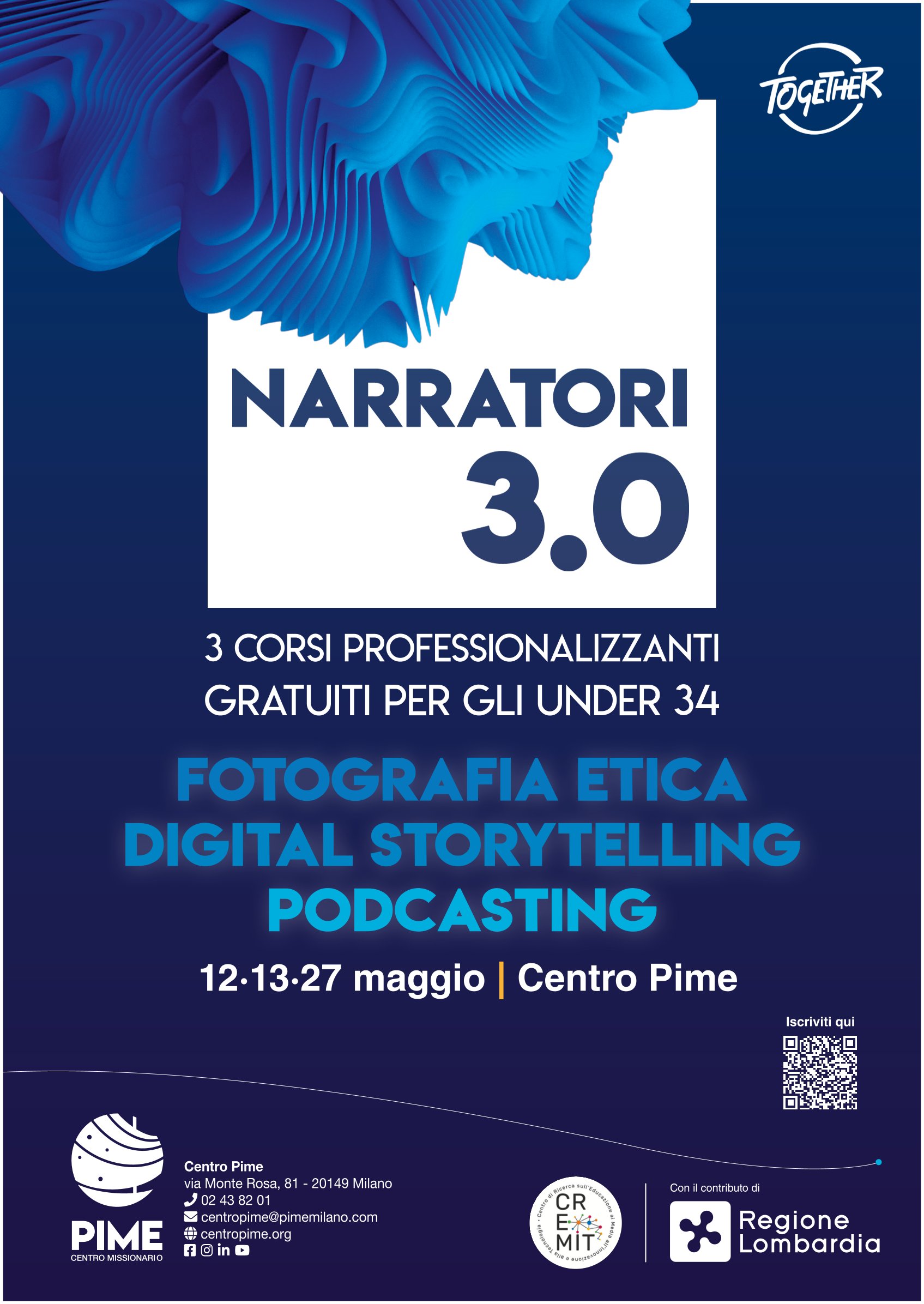 Narratori 3.0. Un corso di Media Education al centro PIME